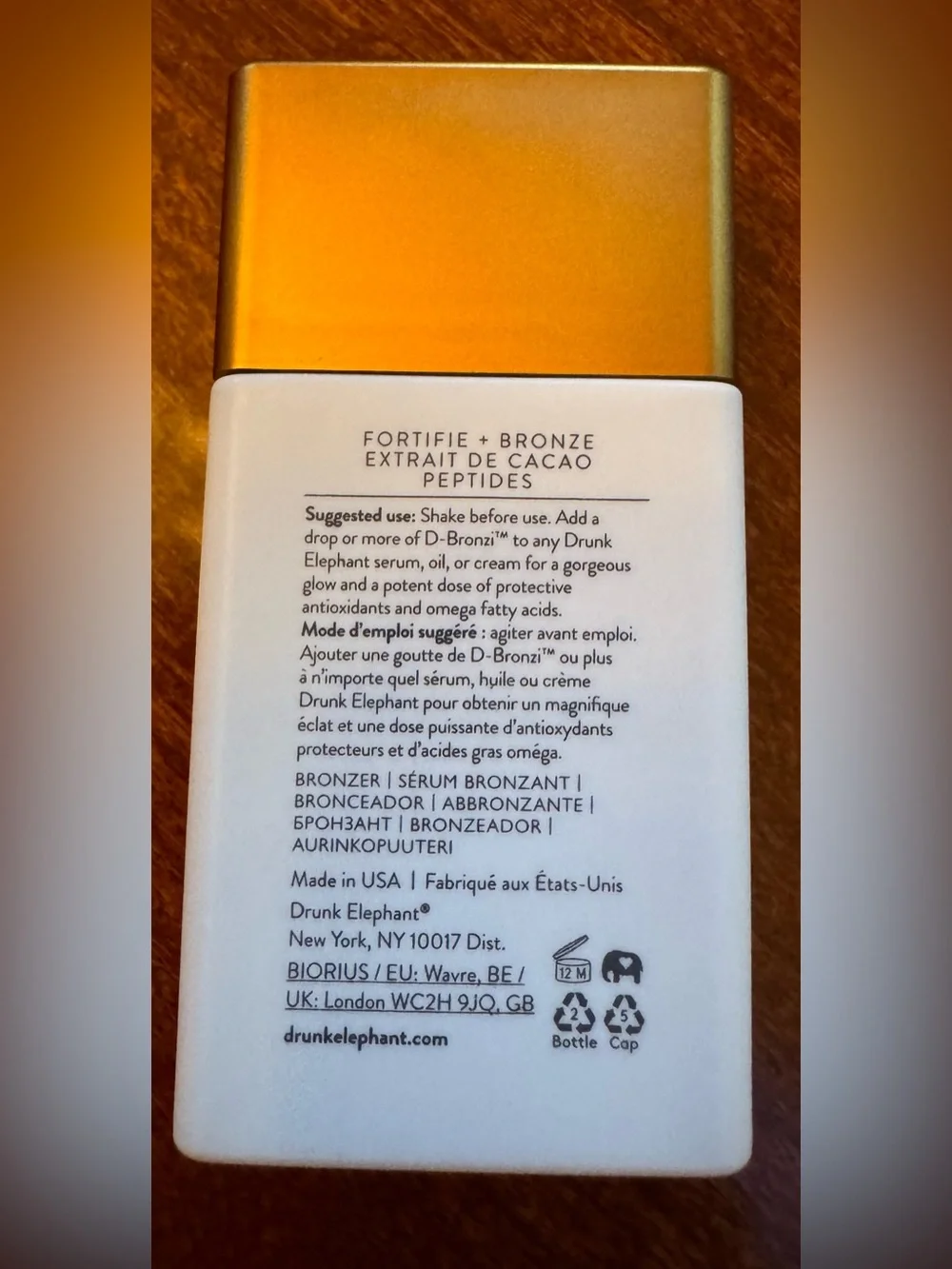 Drunk Elephant Bronzing Drops D-Bronzi Sunshine Drops *New without box*